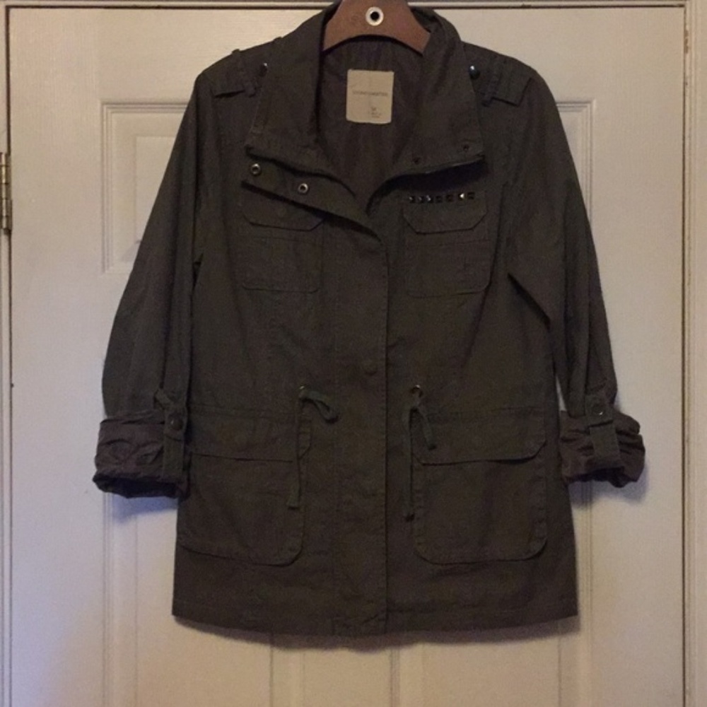 Olive Green Utility Jacket
